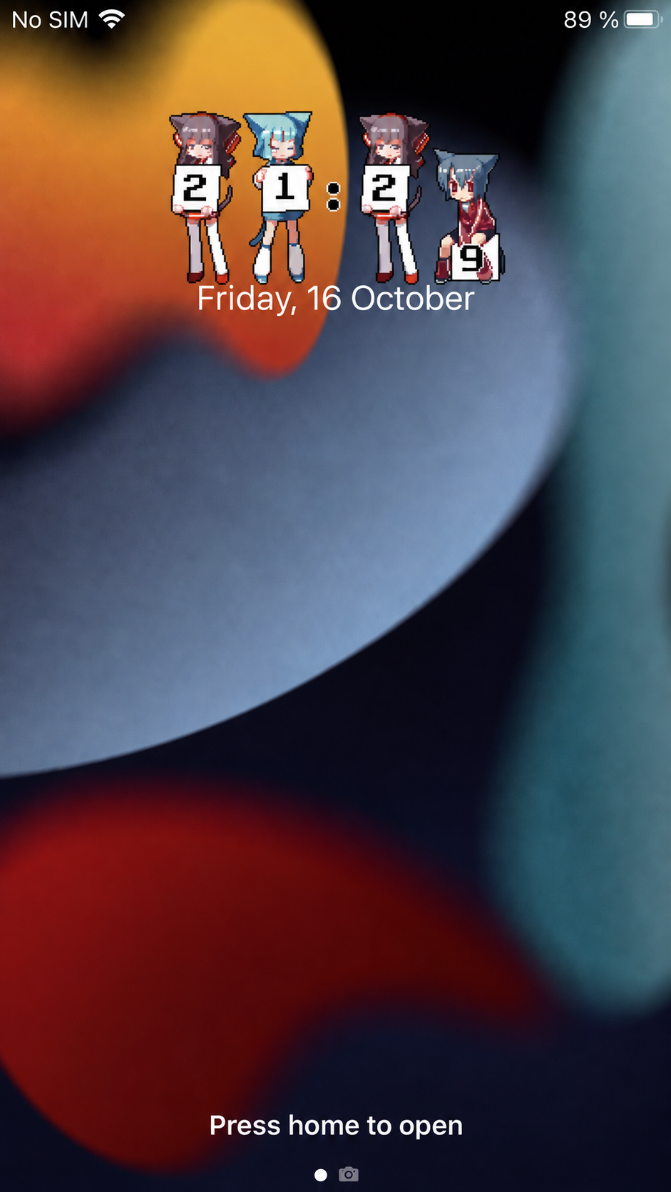 Anime clock
